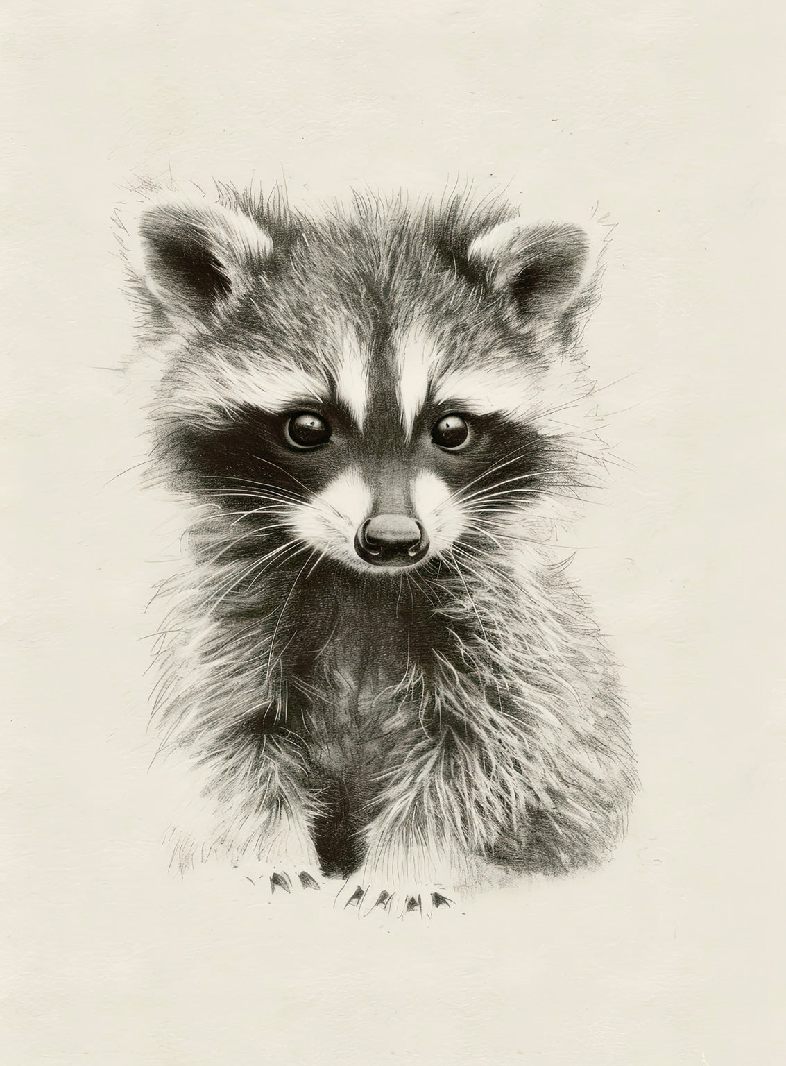 Baby Raccoon 1-P-8