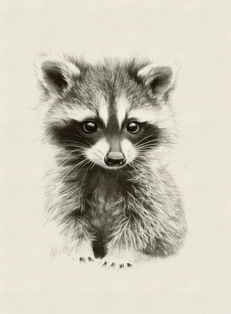 Baby Raccoon 1-P-8